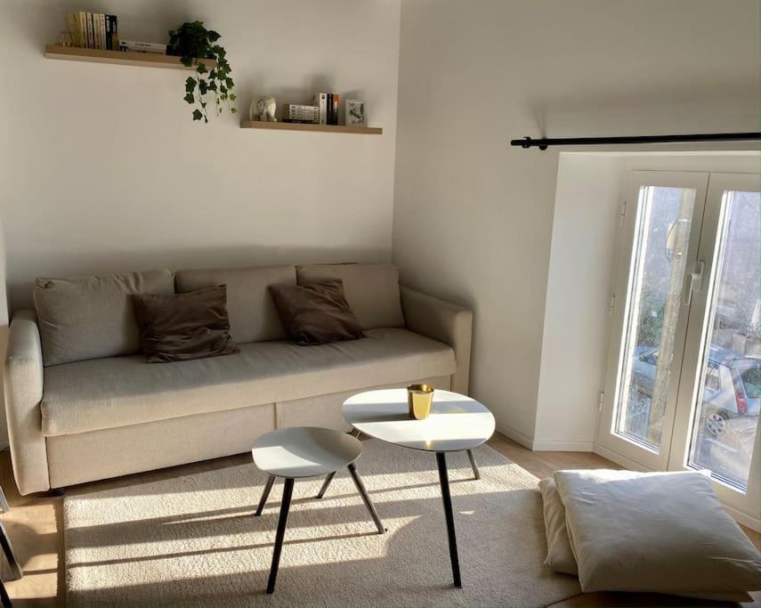 Appart Renove En Duplex Avec Terrasse Et Garage Bouleurs Exterior foto