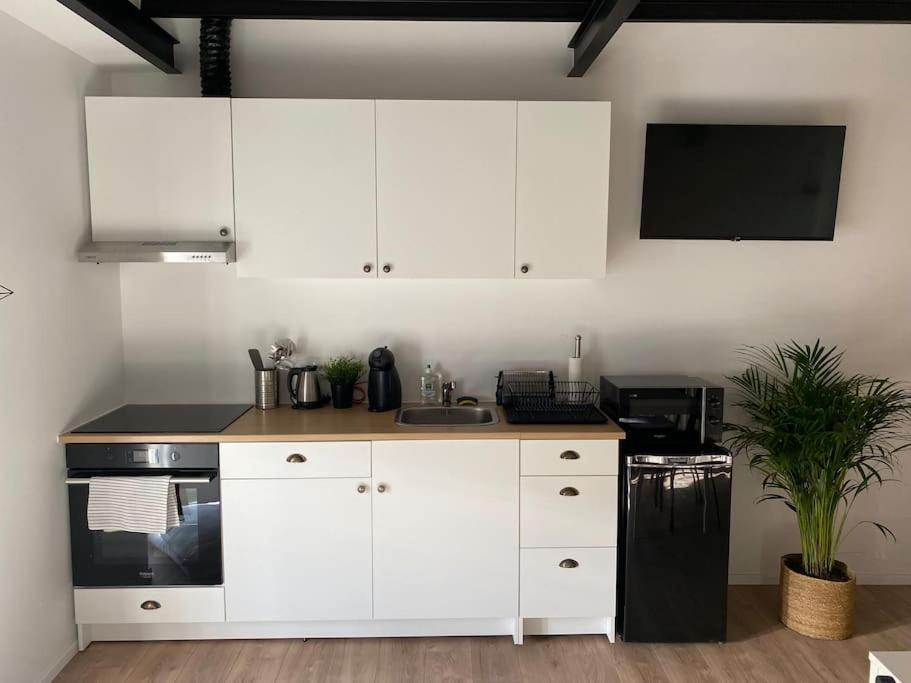 Appart Renove En Duplex Avec Terrasse Et Garage Bouleurs Exterior foto